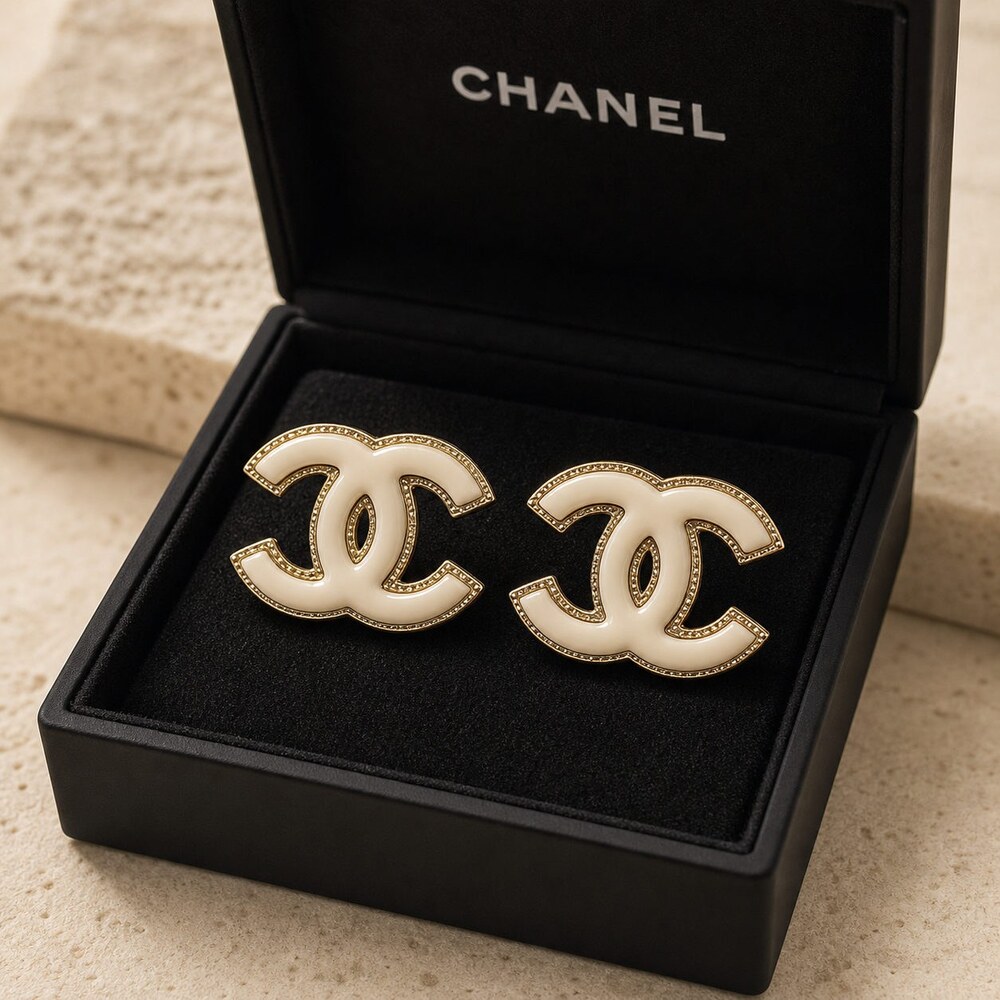 CHANEL Classic Parisian Earrings Style 37 | New with Box - Picture 3 of 9